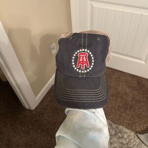 Barstool Sports Navy and Tan Trucker Hat